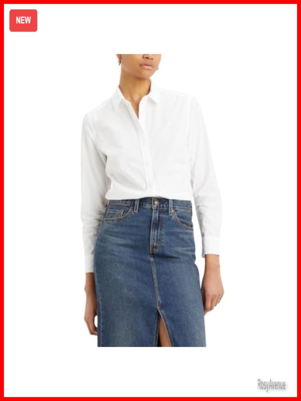 Levi's Classic Button-Up Shirt Long Sleeve Oxford Top